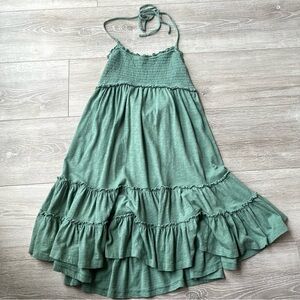 American Eagle Green Halter Mini Dress